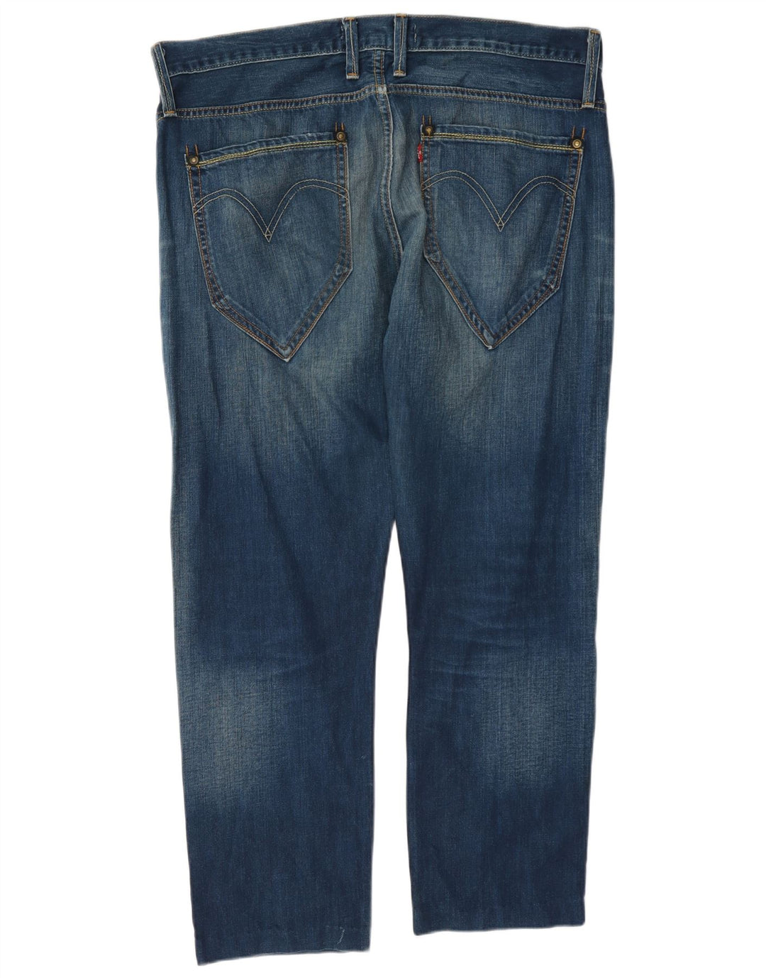 Levi's Masculino 504 Straight Jeans W36 L27 Azul Algodão