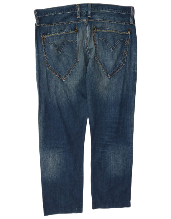 Levi's Masculino 504 Straight Jeans W36 L27 Azul Algodão