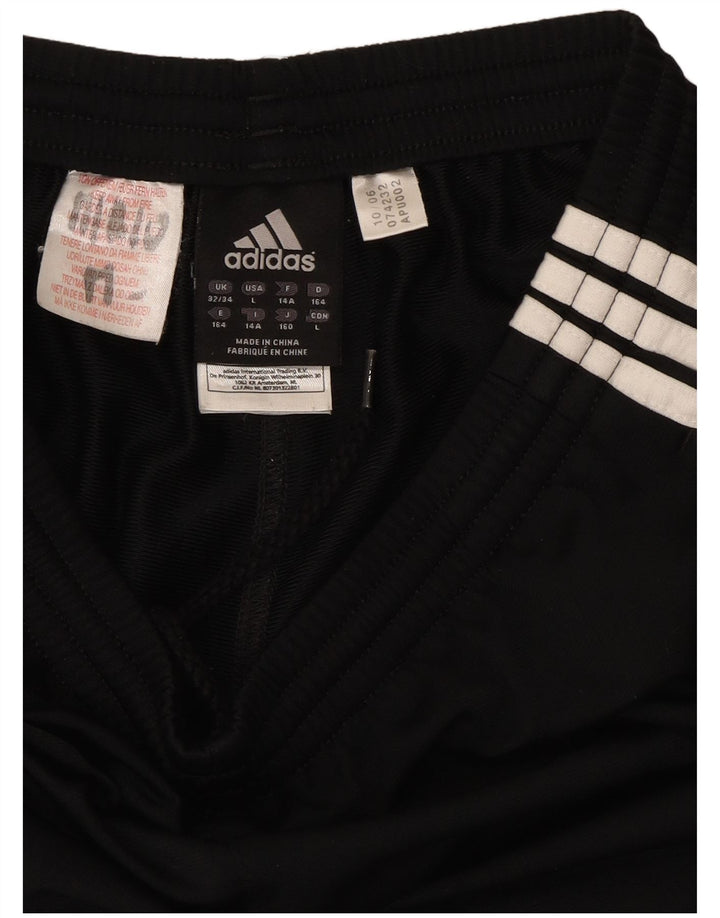 Calças de treino Adidas Meninos 13-14 Anos Preto Colorblock Poliéster