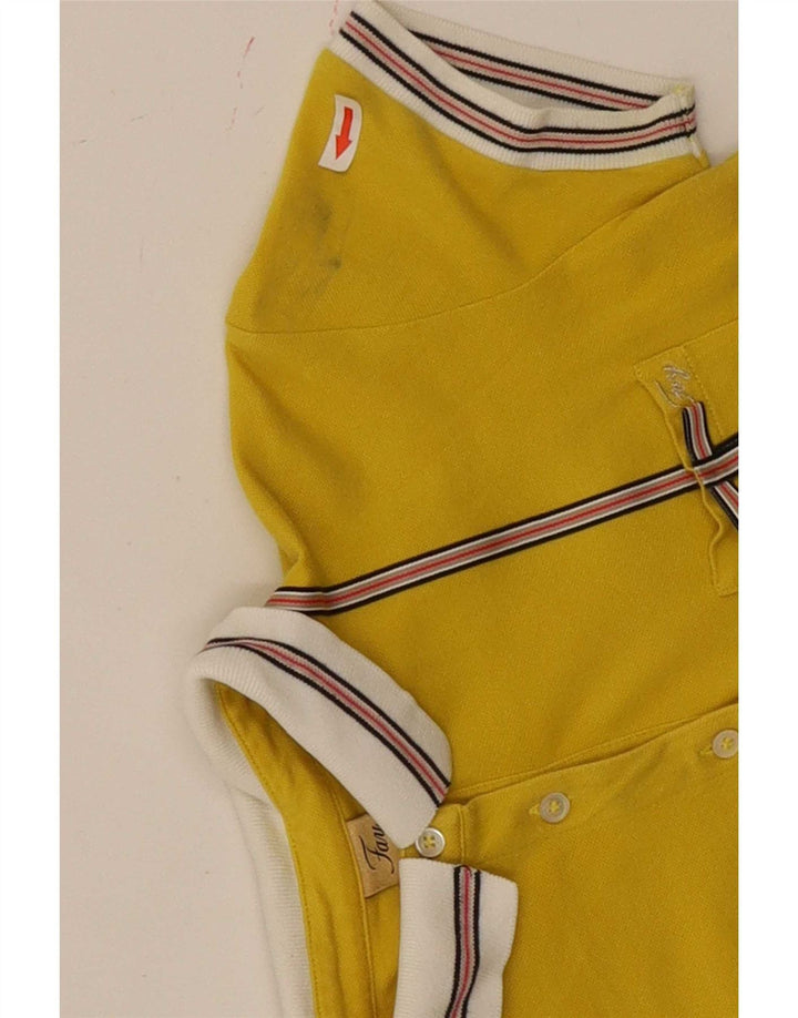 Camisa polo feminina Fay UK 12 amarelo médio