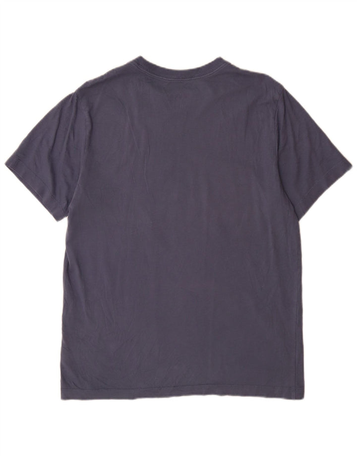 Camiseta Jordan Masculina Graphic Top Médio Algodão Azul Marinho