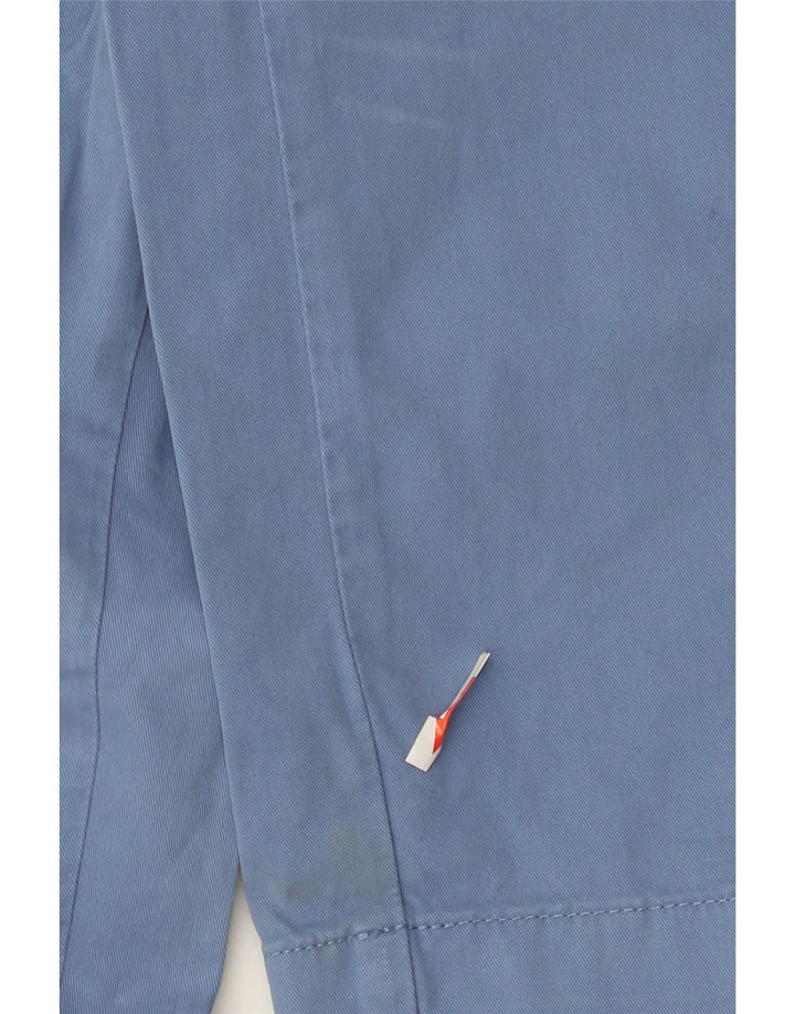 Hackett Mens Slim Chino Calças W36 L33 Azul Algodão