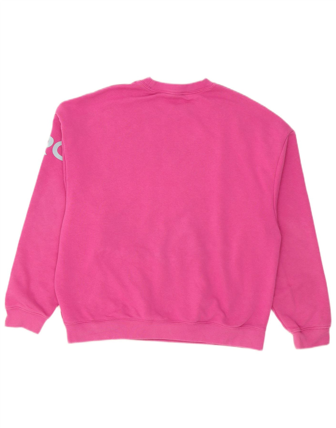 Moletom feminino Nike Graphic Oversized Jumper UK 10 pequeno algodão rosa