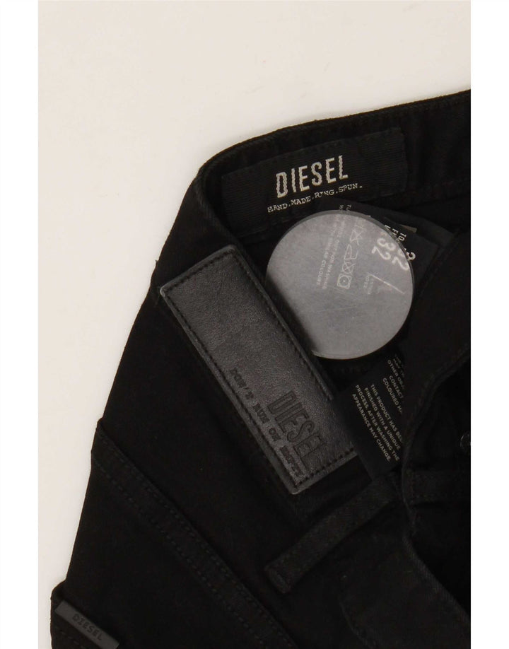Jeans Slim Masculino Diesel W32 L32 Algodão Preto