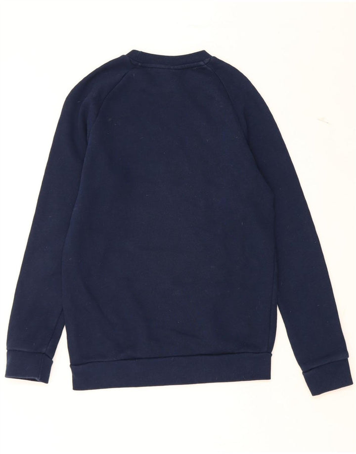 ADIDAS Mens Sweatshirt Jumper XS Navy Blue Cotton Vintage Adidas and Second-Hand Adidas from Messina Hembry 