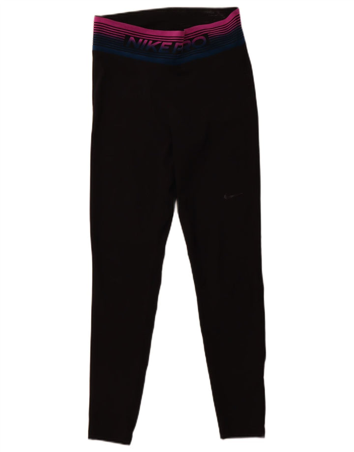 Leggings femininas Nike Graphic UK 12 médio preto poliéster