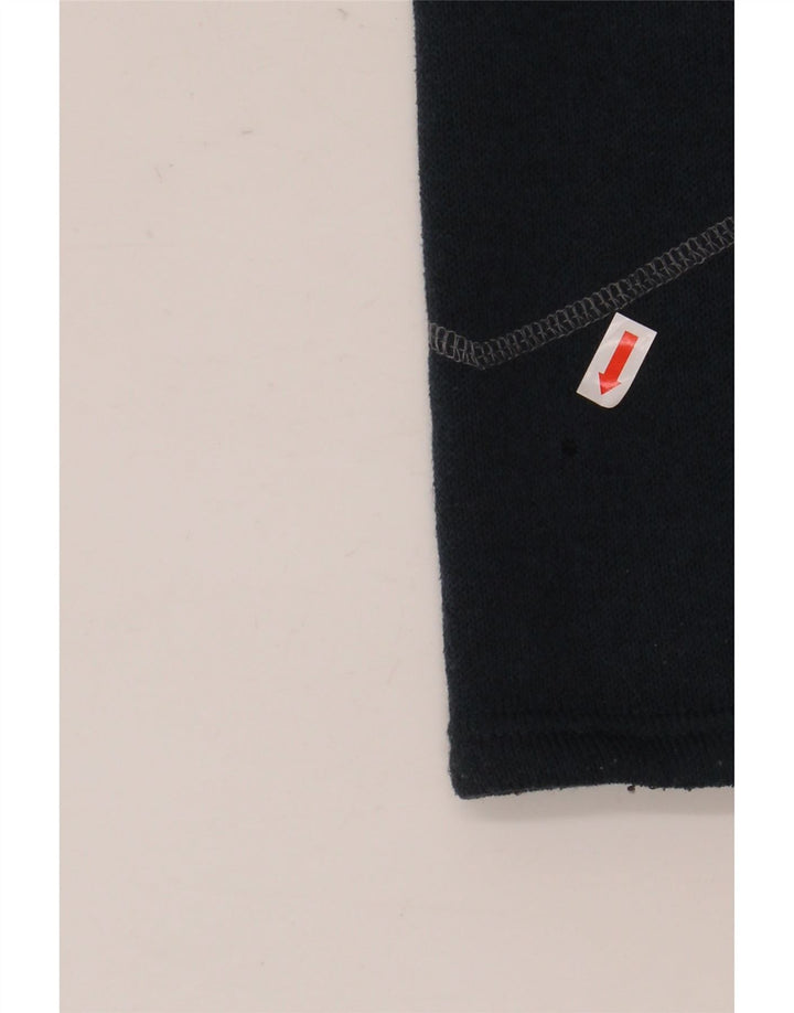 Suéter masculino Columbia com zíper e gola alta poliéster azul marinho médio