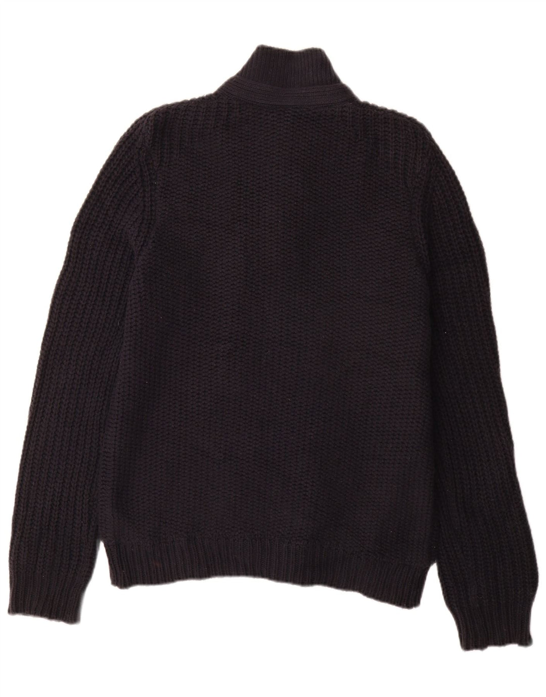 Suéter cardigã masculino TED BAKER tamanho 4 grande algodão azul marinho