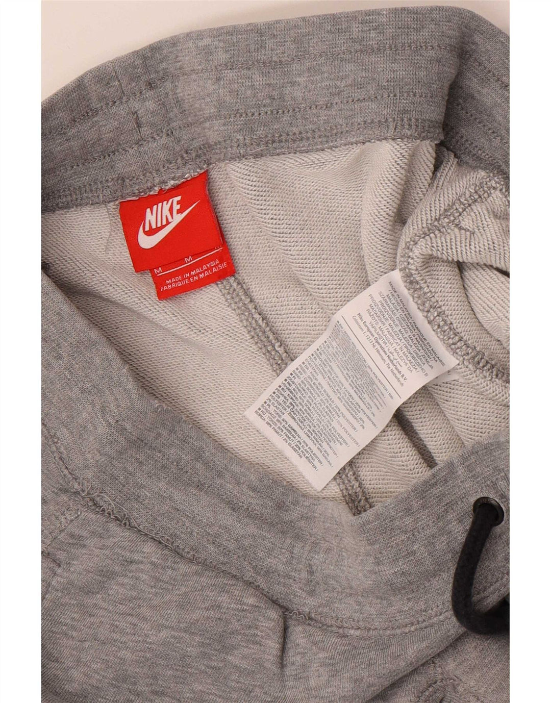 Nike Mens Graphic Calças de treino Joggers cinza médio algodão