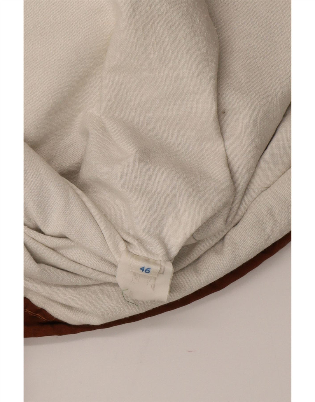 Jaqueta corta-vento masculina vintage com capuz IT 46 Small Beige Colourblock