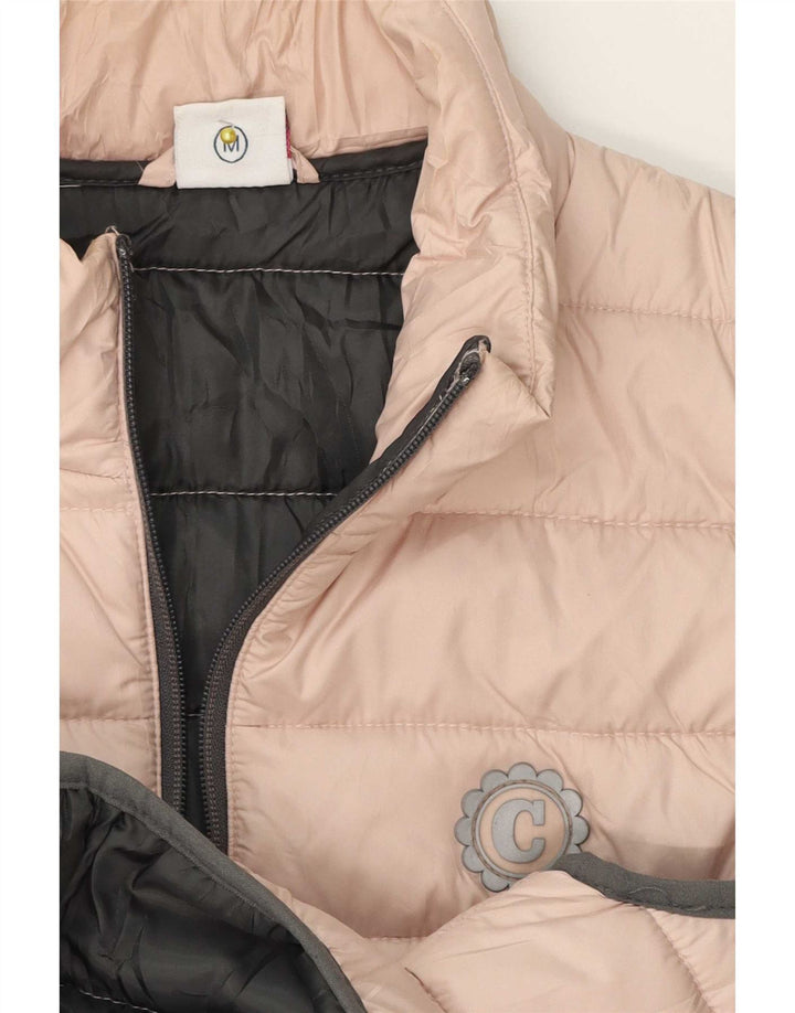 Colete acolchoado feminino Carrera UK 14 rosa médio