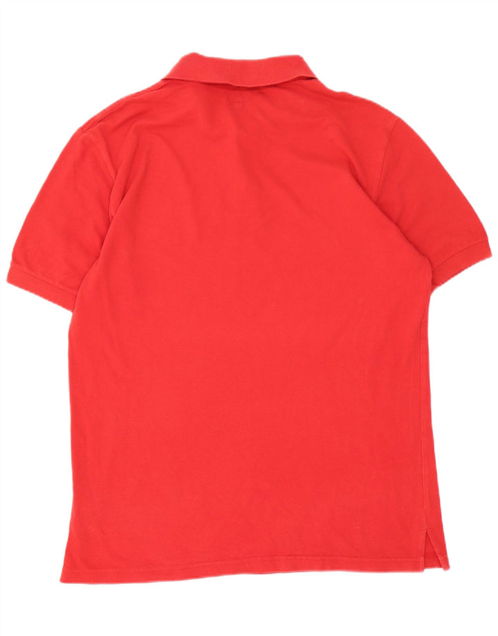 Camisa polo masculina Armani Jeans grande algodão vermelho