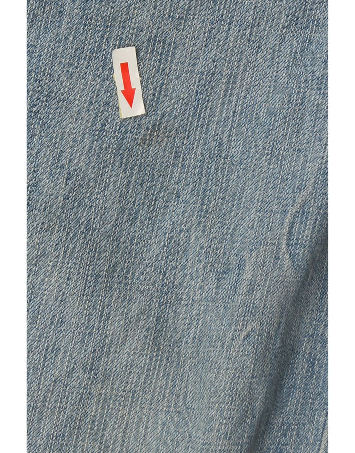 Lee Mens Straight Jeans W33 L34 Azul Algodão
