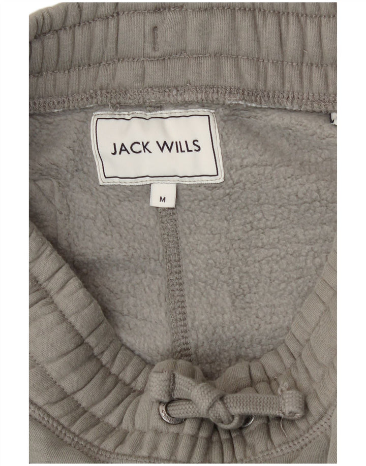 Jack Wills Mens Sport Shorts Médio Algodão Cinza