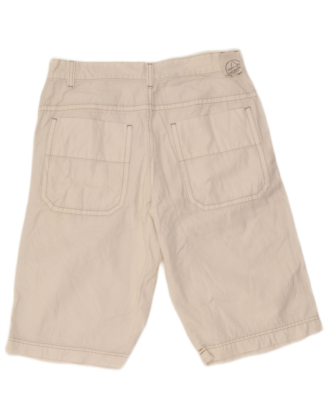 Shorts cargo masculino Murphy & Nye W32 algodão branco médio