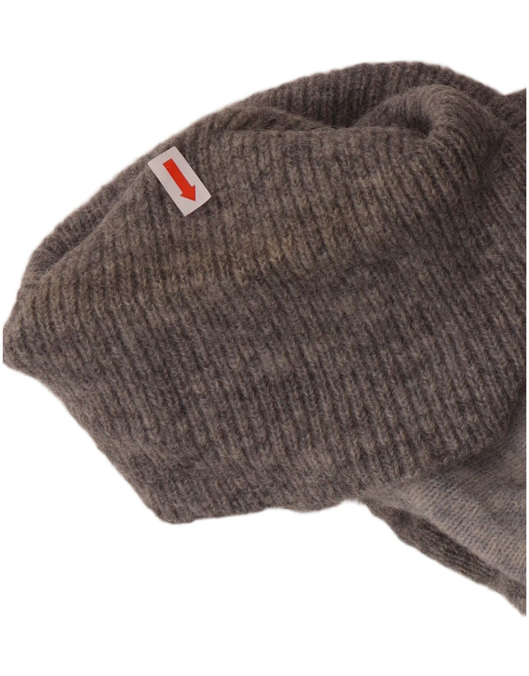 Suéter feminino Cos com gola redonda UK 6 XS cinza colorblock lã de alpaca