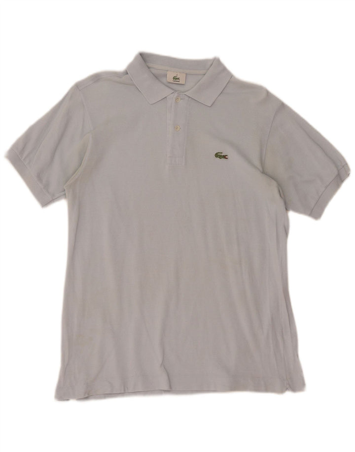 Camisa polo masculina Lacoste tamanho 3 pequena azul