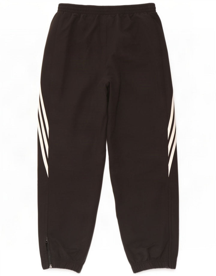 Adidas Calças de treino masculinas Joggers Poliéster preto médio