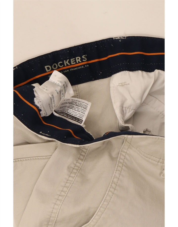 DOCKERS Mens Chino Shorts W34 Large Grey Vintage Dockers and Second-Hand Dockers from Messina Hembry 
