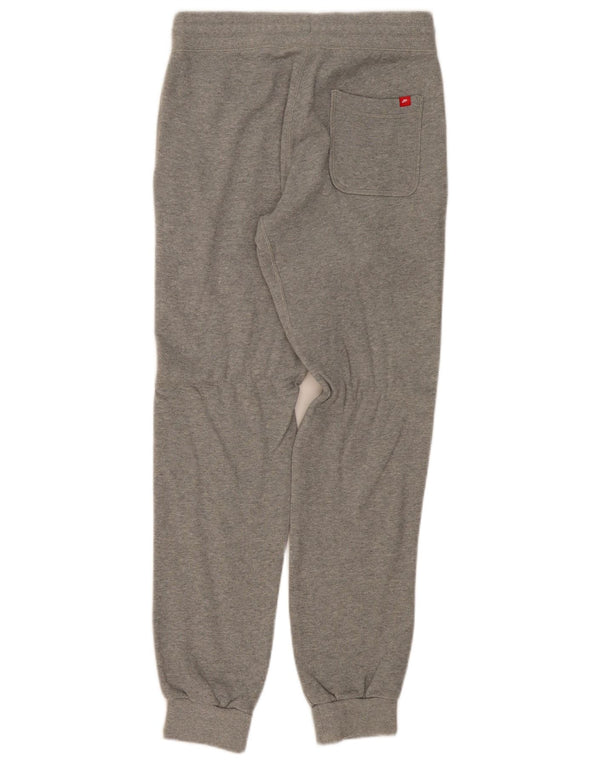 Calça de treino masculina Nike joggers pequena cinza manchada