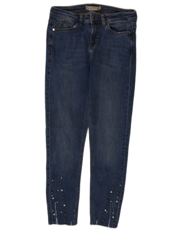 Calça jeans skinny feminina Zara EU 36 XS W26 L25 azul
