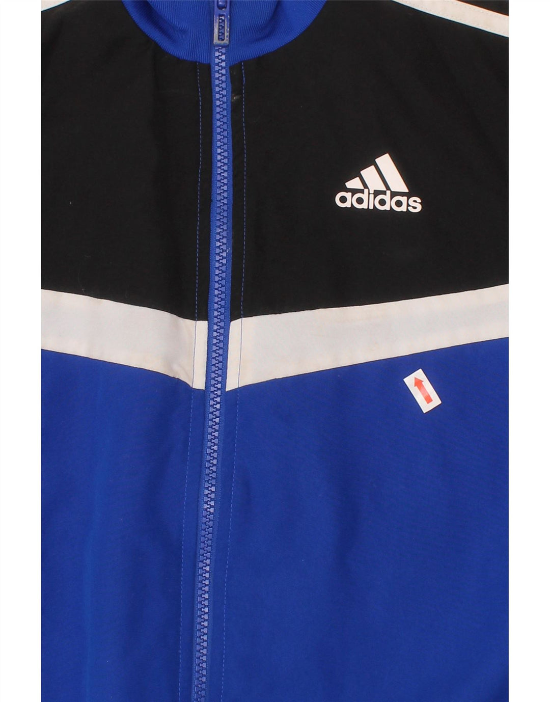 Jaqueta Adidas Meninos Treino Top 9-10 Anos Azul Colorblock Poliéster