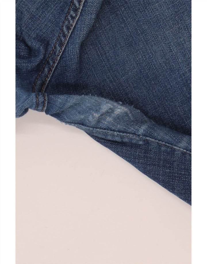 Calça jeans feminina Levi's 525 Straight US 14 XL W36 L30 Azul