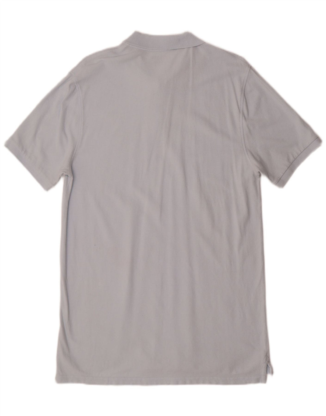 J. CREW Camisa polo masculina alta grande algodão azul