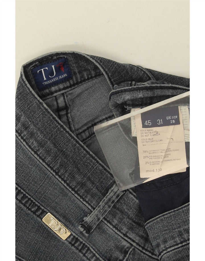 TRUSSARDI Jeans Slim Feminino W29 L32 Algodão Cinza