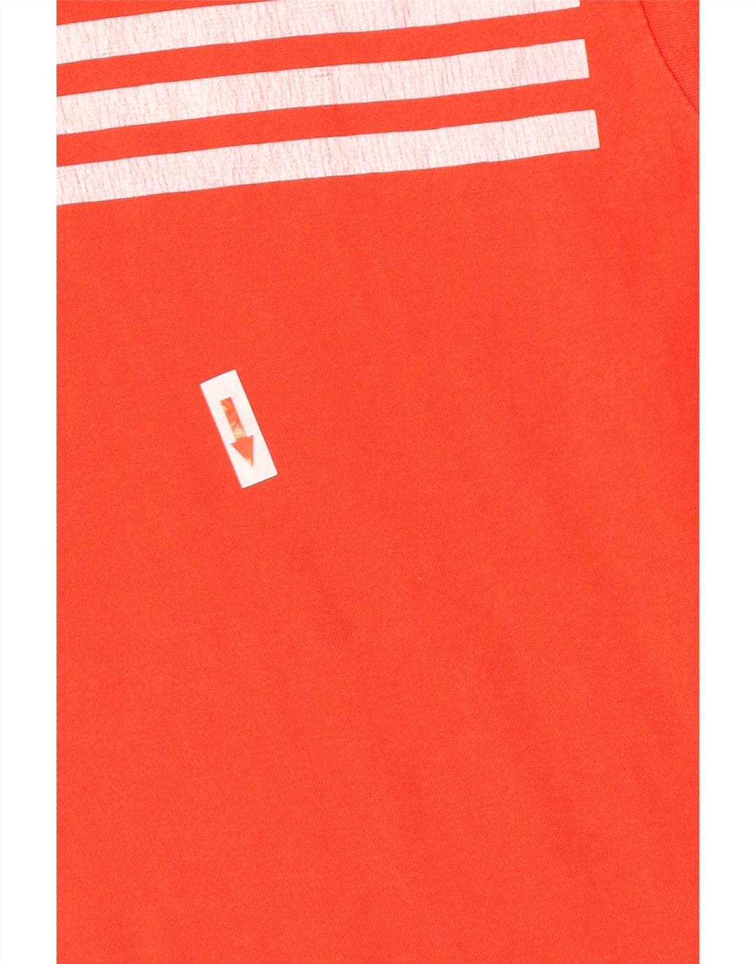 Adidas Mens Graphic T-Shirt Top Médio Algodão Vermelho