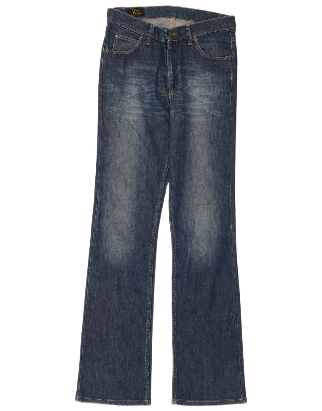 Lee Mens REED Bootcut Jeans W32 L34 Azul Algodão
