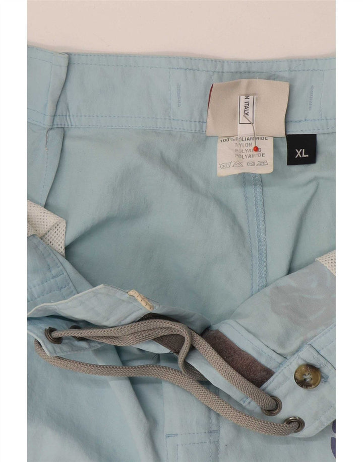 Murphy & Nye Shorts de natação masculino gráfico XL azul floral poliamida