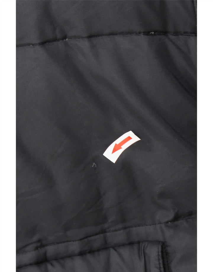 Jaqueta feminina acolchoada com capuz Invicta UK 14 grande azul marinho poliamida