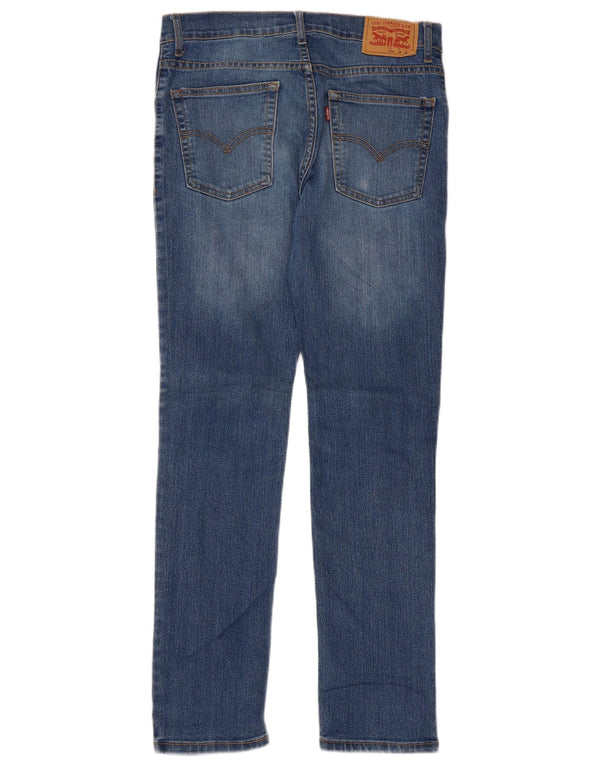Levi's Meninos 510 Jeans Skinny Distressed 15-16 Anos W28 L28 Azul Algodão