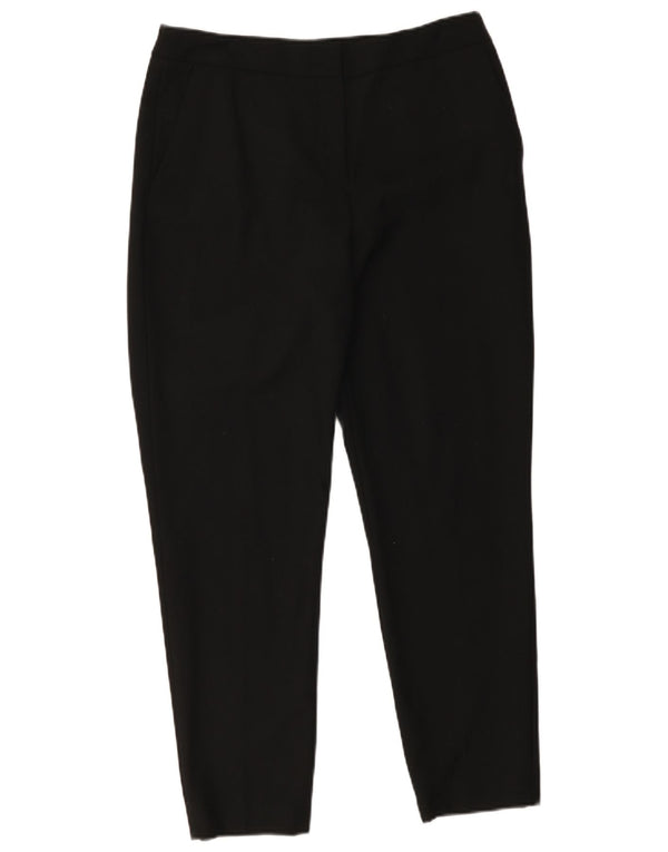 Calça Chino Feminina Hobbs Slim UK 12 Médio W32 L28 Lã Preta