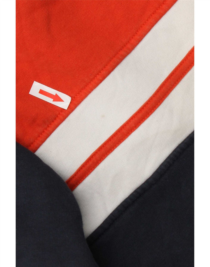 Ellesse Jaqueta masculina de agasalho XL azul marinho algodão colorblock