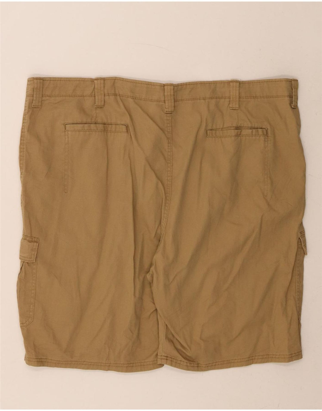 WRANGLER Mens Relaxed Fit Cargo Shorts W48 4XL Beige Cotton Vintage Wrangler and Second-Hand Wrangler from Messina Hembry 