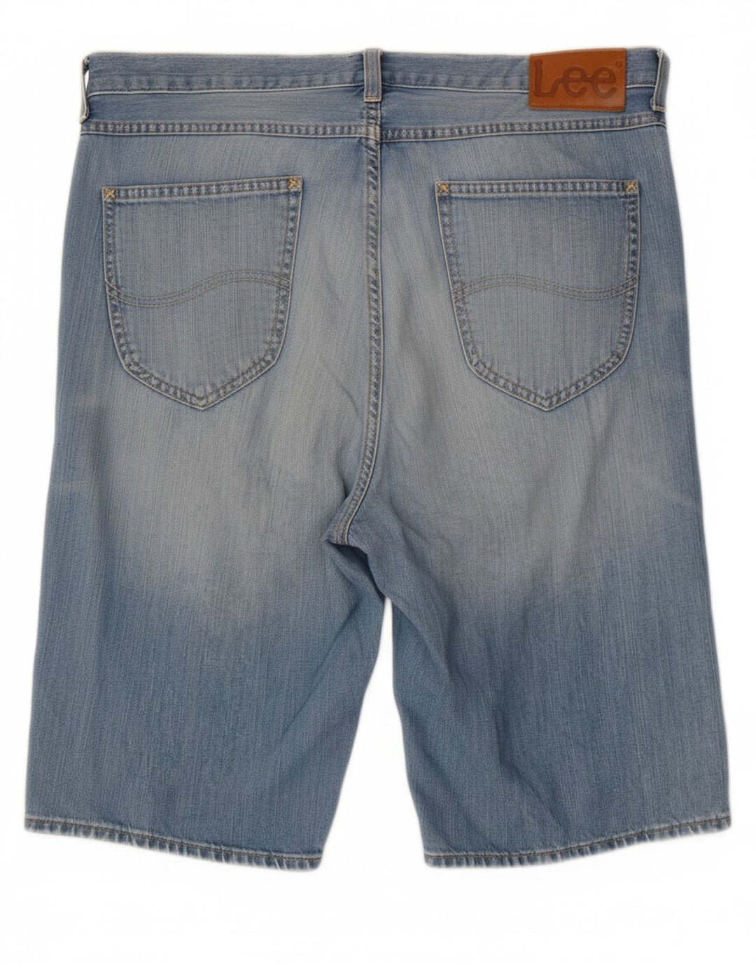 Shorts jeans masculino LEE W33 algodão azul médio