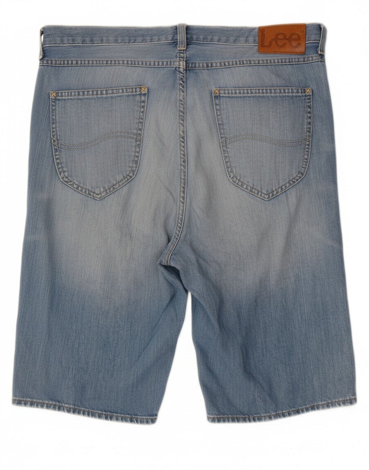 Shorts jeans masculino LEE W33 algodão azul médio