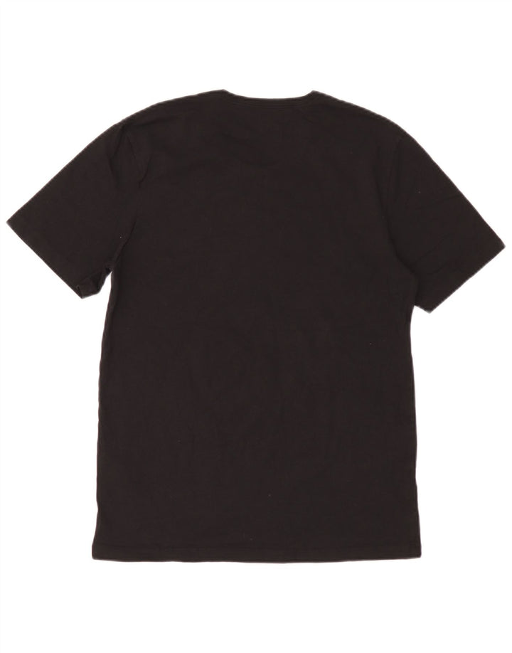 Camiseta masculina Hugo Boss Top médio algodão preto