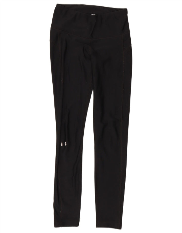 Leggings femininas Under ARMOUR Heat Gear UK 10 pequenas pretas