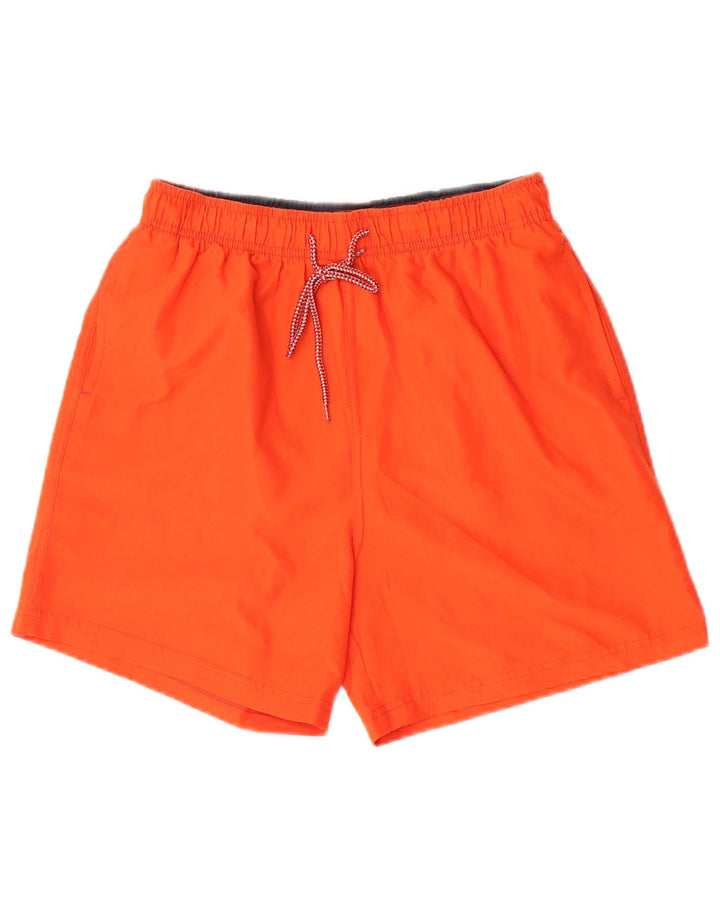 Shorts de natação masculino do armazém da montanha poliéster alaranjado pequeno