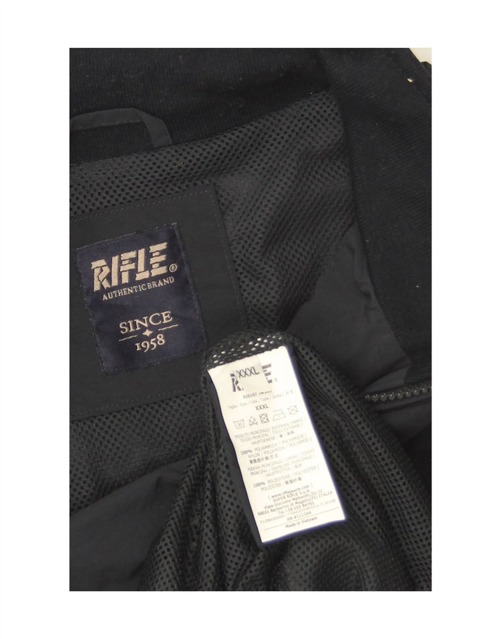 Jaqueta bomber masculina Rifle UK 46 3XL poliamida azul marinho