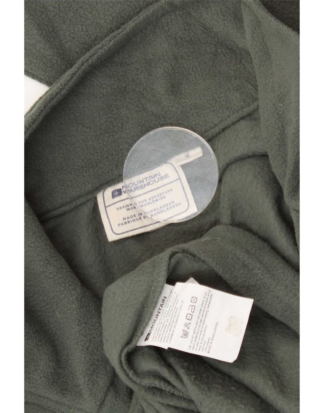 Suéter de lã feminino Mountain Warehouse com zíper e gola UK 14 médio cáqui