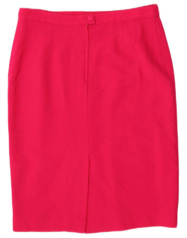 Conjunto de saia feminina Marina Rinaldi com 5 botões e 2 peças tamanho 19 pequeno W32 rosa