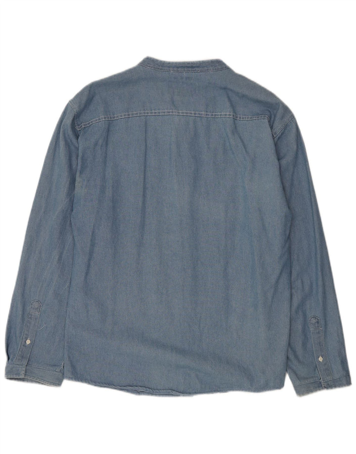 Camisa jeans masculina AMERICAN RAG 3XL algodão azul