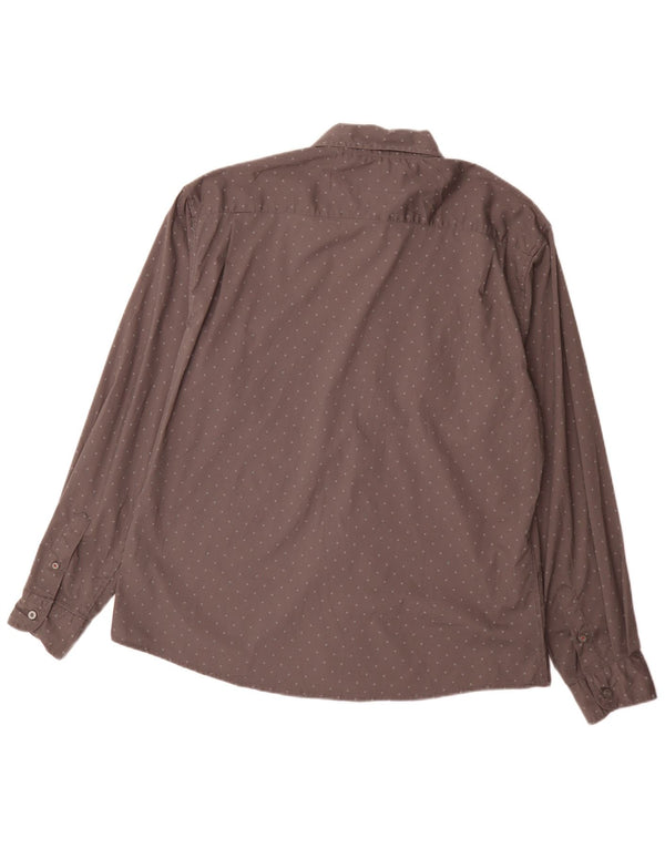 Camisa masculina Wrangler Flex for Comfort Regular Fit XL algodão manchado cinza