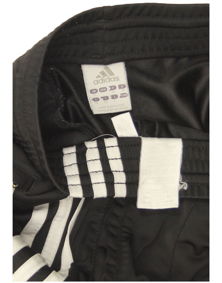 Calça de treino feminina Adidas UK 12 poliéster preto médio