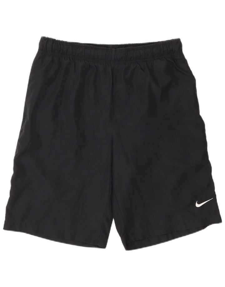 Shorts de natação masculino Nike médio preto poliéster