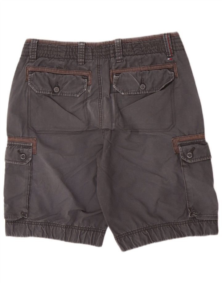 Shorts cargo masculino Tommy Hilfiger médio W31 algodão cinza